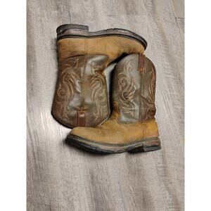 Laredo Western Cowboy Waterproof Boots Men SZ 12ew Cheyenne 68112 Leather Hammer